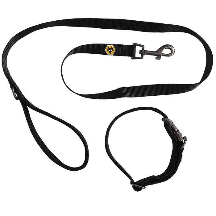Wolverhampton Wanderers Store | Shop Official Wolves Collar & Lead Set – Medium Wolves Gear